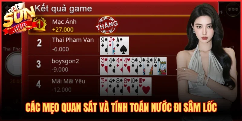 Các mẹo quan sát và tính toán nước đi sâm lốc
