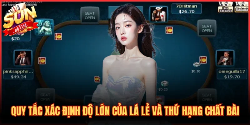 Thứ Tự Bài Trong Xì Tố Cùng Quy Tắc So Bài Chi Tiết 3 Quy tắc xác định độ lớn của lá lẻ và thứ hạng chất bài